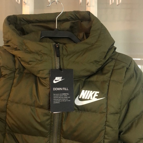 Nike Jackets & Blazers - NIKE DOWN FILL jacket army green NWT